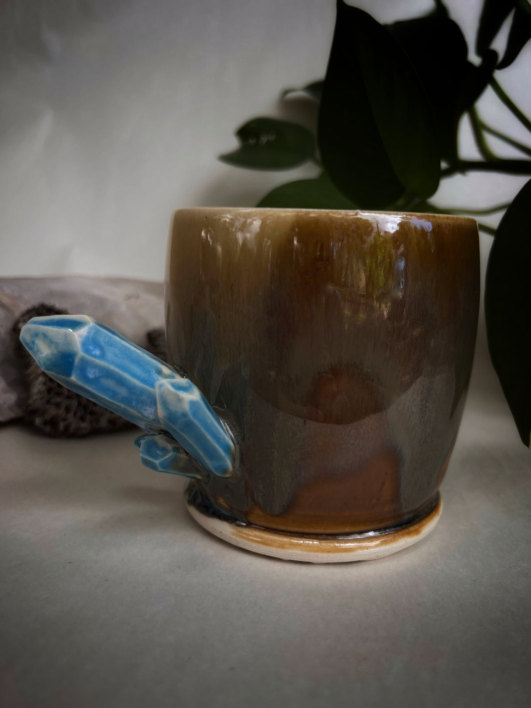 Crystal Handle Mug